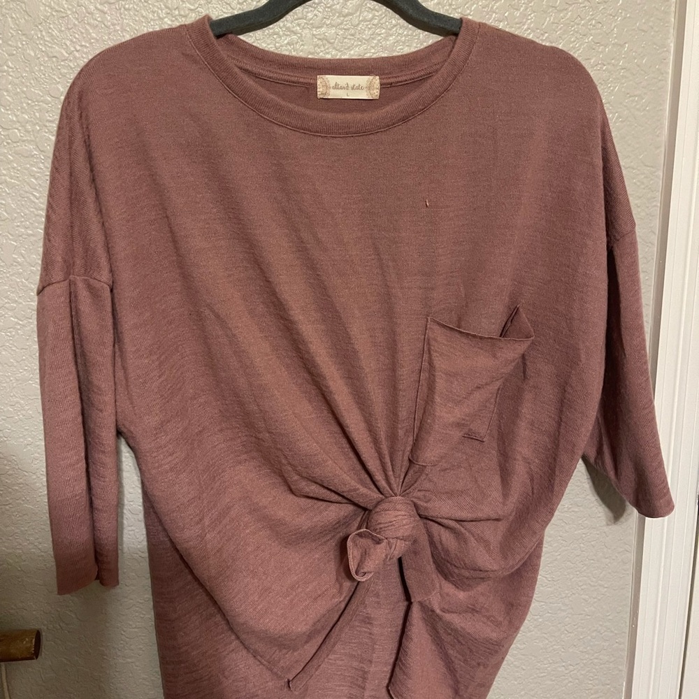 Altair's State: pink frocket tee